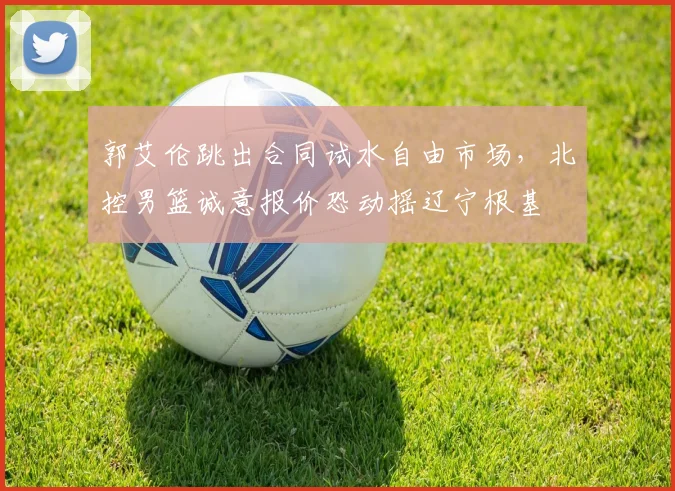 郭艾伦跳出合同试水自由市场,北控男篮诚意报价恐动摇辽宁根基
